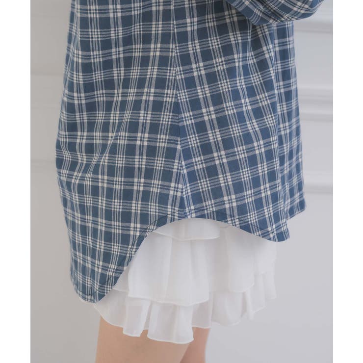 レースパッチ付チェックSH | RETRO GIRL | 詳細画像37 