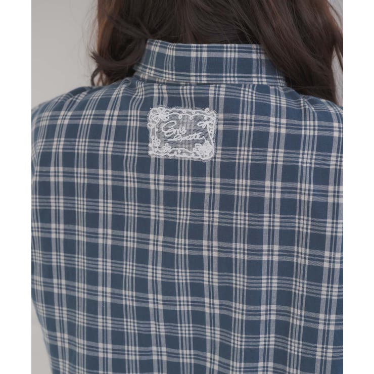 レースパッチ付チェックSH | RETRO GIRL | 詳細画像38 