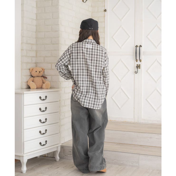 レースパッチ付チェックSH | RETRO GIRL | 詳細画像6 