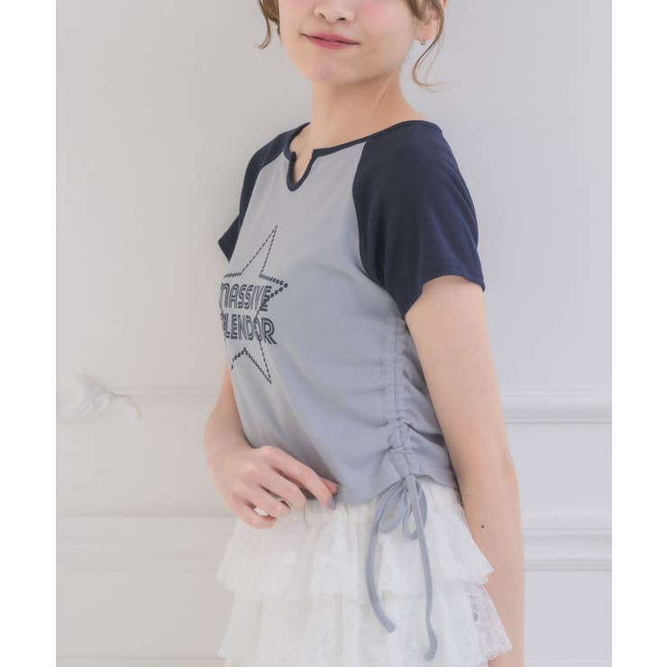 BLU0 | ラグランドロストTEE | RETRO GIRL