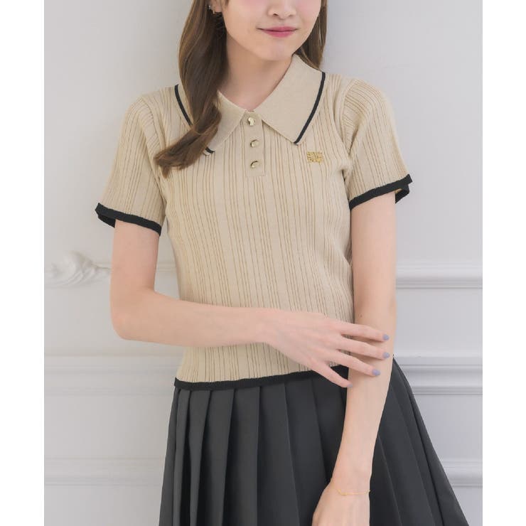 WHT4 | ランダムリブ襟NTPO | RETRO GIRL