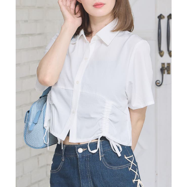 WHT1 | Bロゴ切替ドロストSH | RETRO GIRL