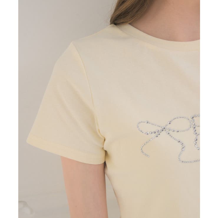裾レースビジューロゴTEE | RETRO GIRL | 詳細画像28 