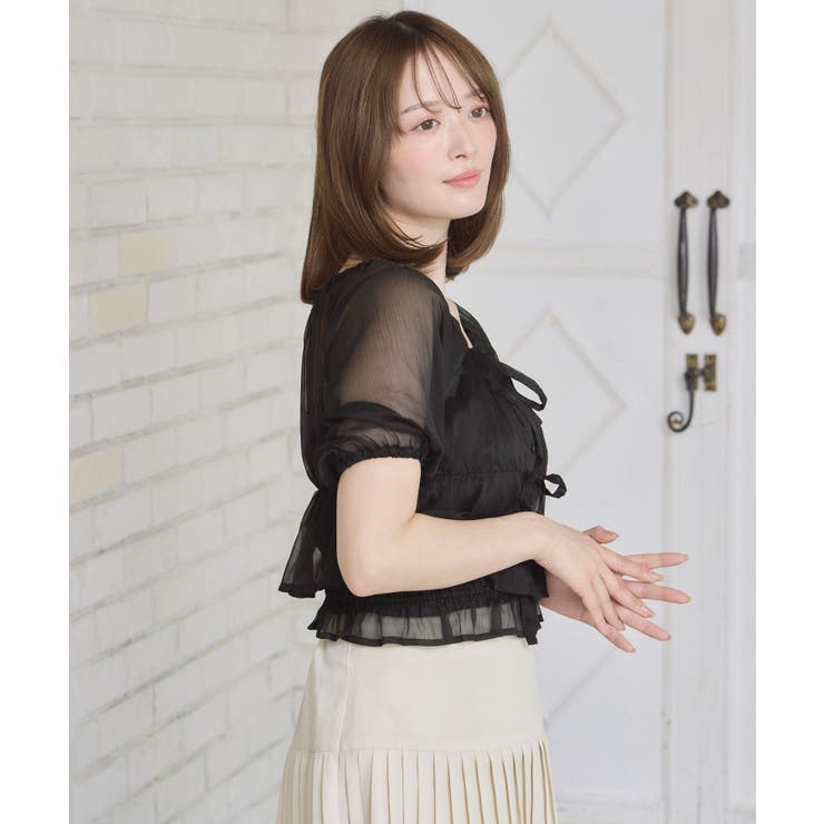 オフショルボレロ＆キャミSET | RETRO GIRL | 詳細画像15 