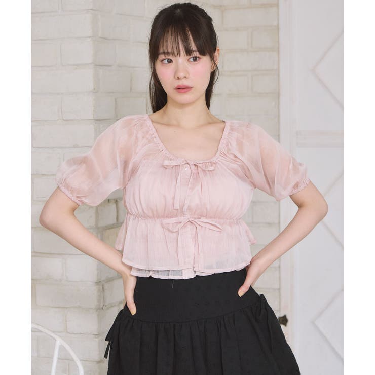 オフショルボレロ＆キャミSET | RETRO GIRL | 詳細画像21 