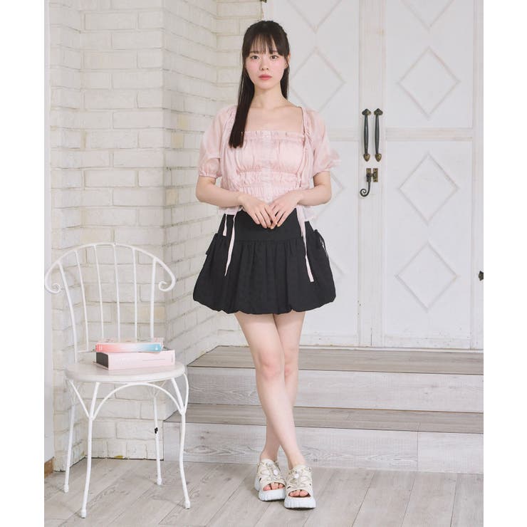 オフショルボレロ＆キャミSET | RETRO GIRL | 詳細画像22 