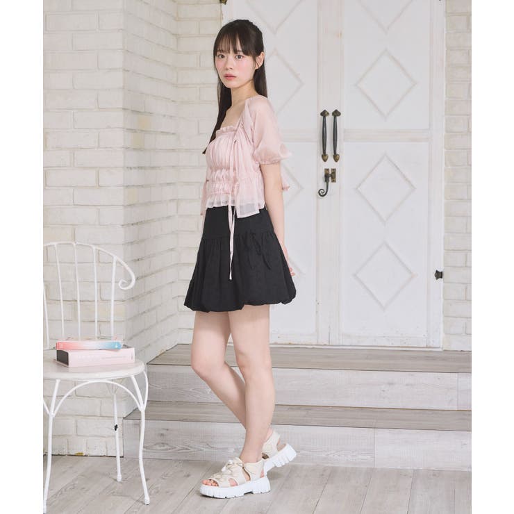 オフショルボレロ＆キャミSET | RETRO GIRL | 詳細画像25 