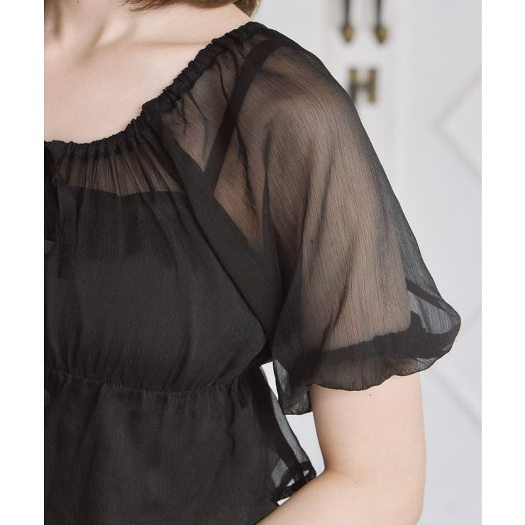 オフショルボレロ＆キャミSET | RETRO GIRL | 詳細画像34 