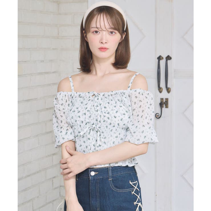 オフショルボレロ＆キャミSET | RETRO GIRL | 詳細画像6 