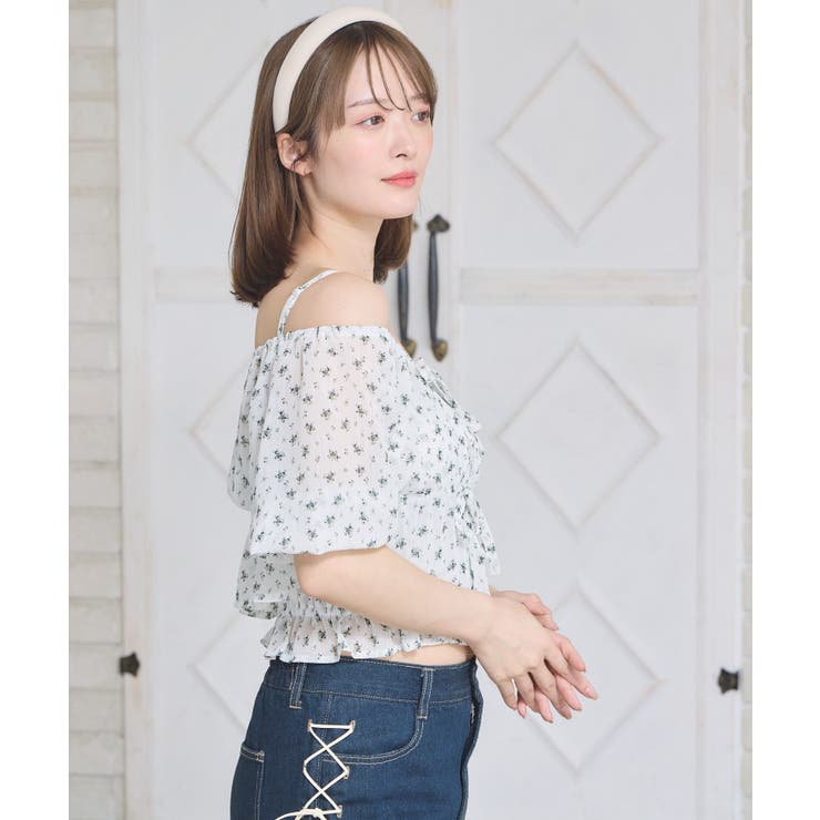 オフショルボレロ＆キャミSET | RETRO GIRL | 詳細画像7 