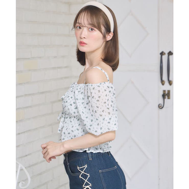 オフショルボレロ＆キャミSET | RETRO GIRL | 詳細画像9 