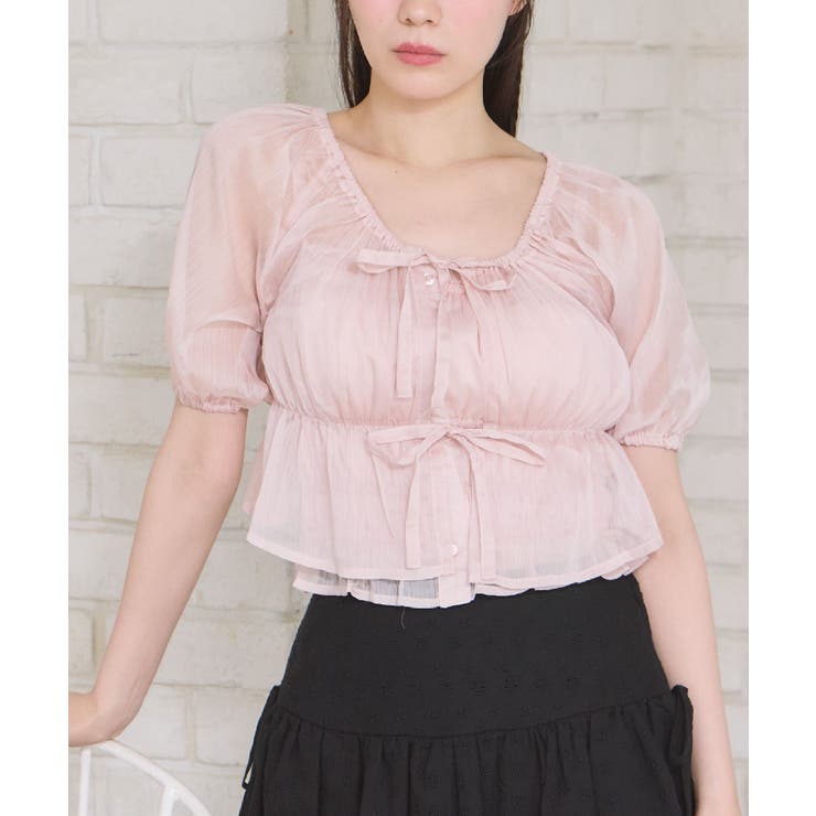 PNK0 | オフショルボレロ＆キャミSET | RETRO GIRL