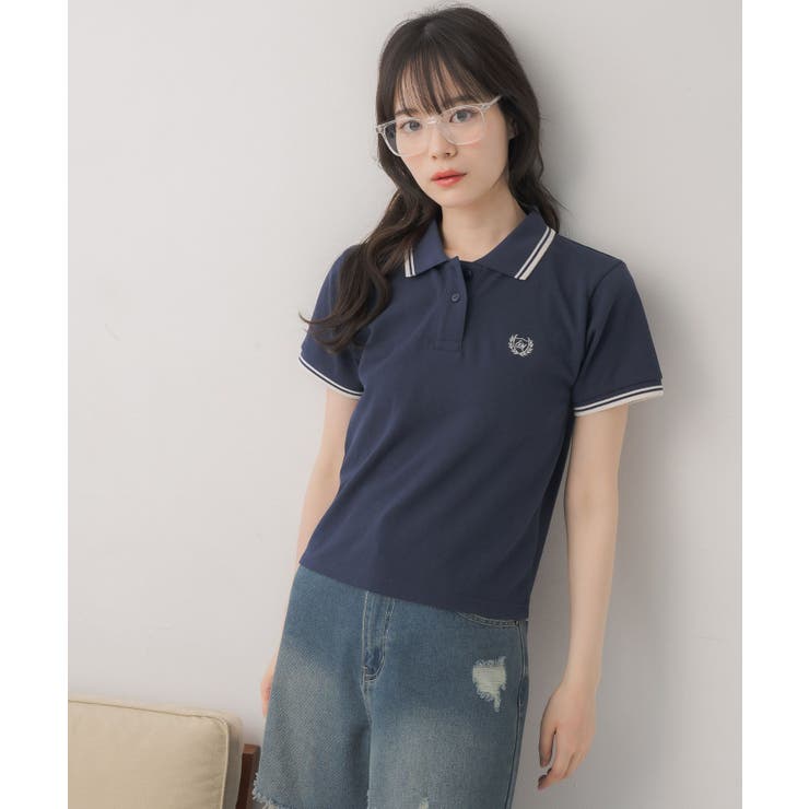 バイカラーポロTEE | RETRO GIRL | 詳細画像2