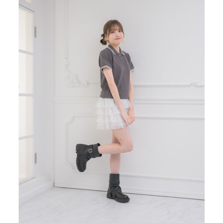 バイカラーポロTEE | RETRO GIRL | 詳細画像20