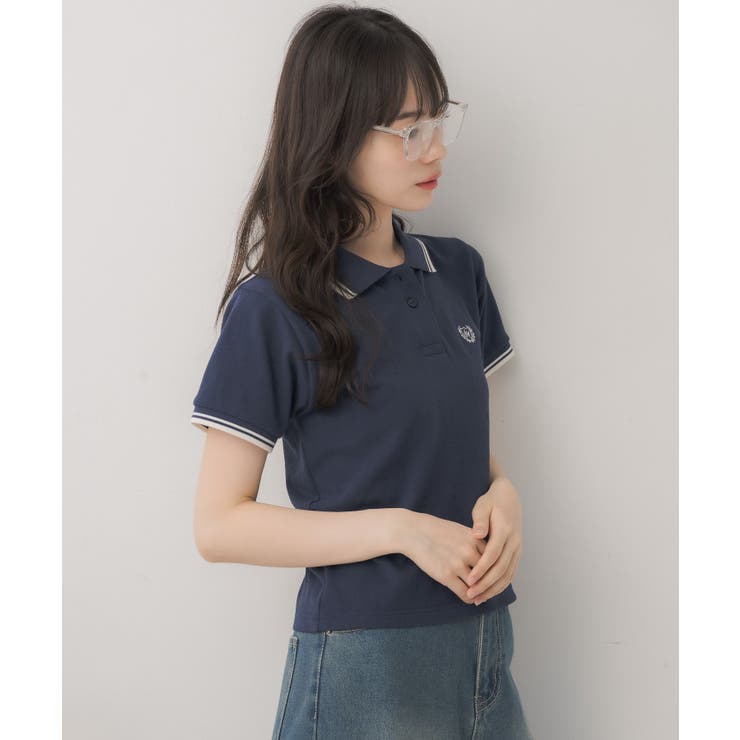 バイカラーポロTEE | RETRO GIRL | 詳細画像8