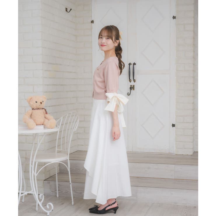 袖BIGリボンNTカーデ | RETRO GIRL | 詳細画像14 