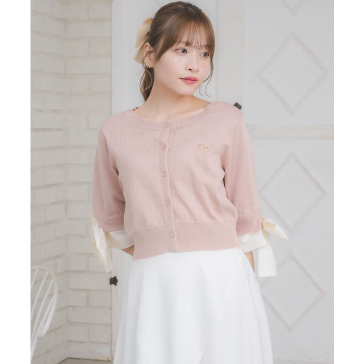 袖BIGリボンNTカーデ | RETRO GIRL | 詳細画像15 