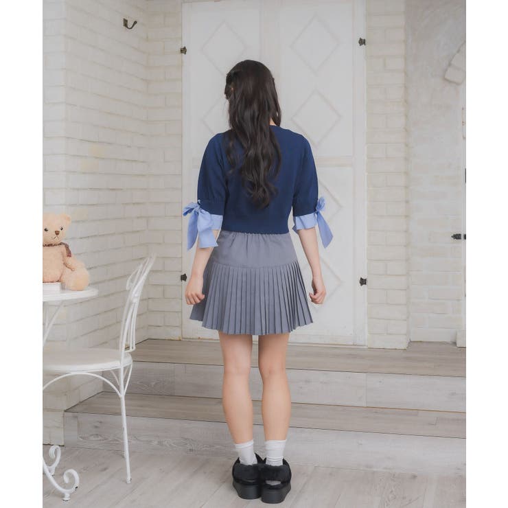 袖BIGリボンNTカーデ | RETRO GIRL | 詳細画像5 