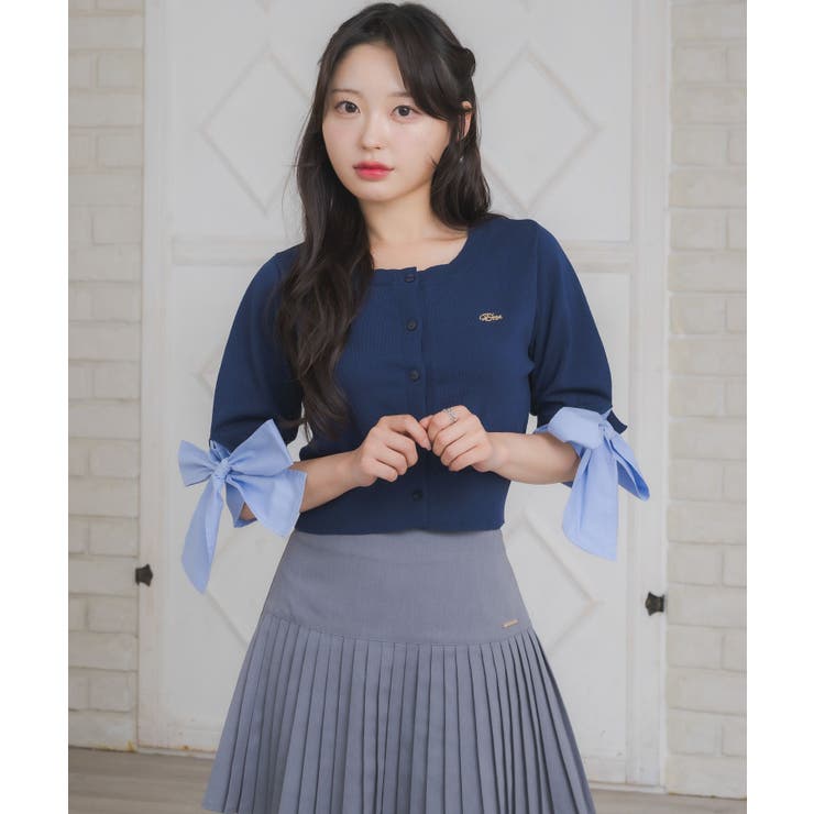 袖BIGリボンNTカーデ | RETRO GIRL | 詳細画像7 