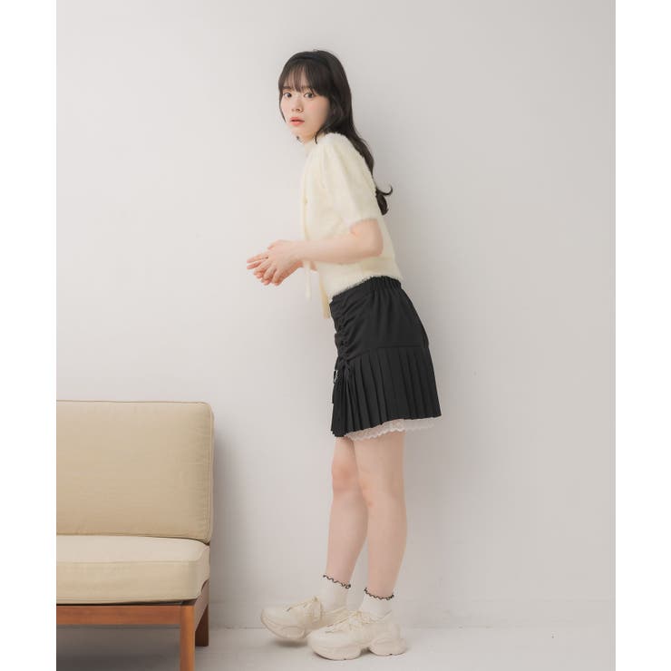 タイ付き半袖シャギーNTPO | RETRO GIRL | 詳細画像13 