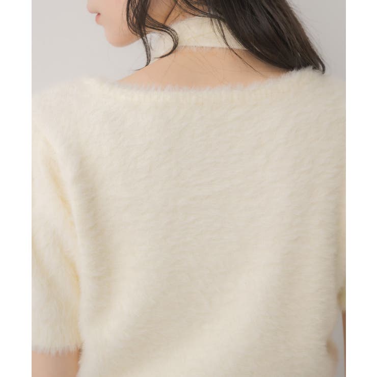 タイ付き半袖シャギーNTPO | RETRO GIRL | 詳細画像30 