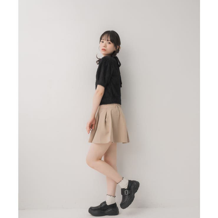 タイ付き半袖シャギーNTPO | RETRO GIRL | 詳細画像5 