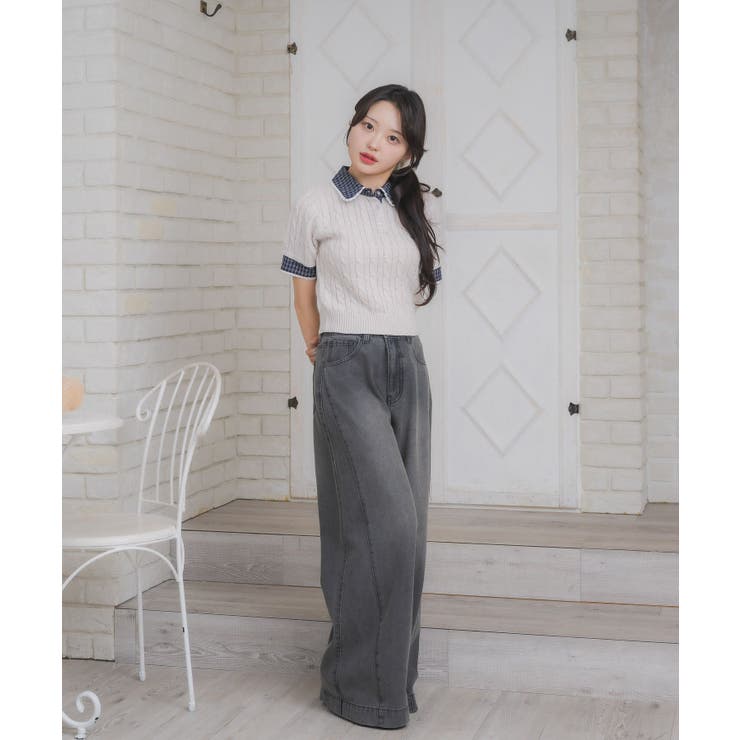 チェックSHドッキングNTPO | RETRO GIRL | 詳細画像3 