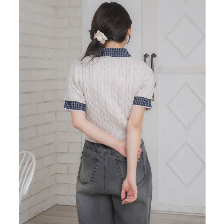 チェックSHドッキングNTPO | RETRO GIRL | 詳細画像8 