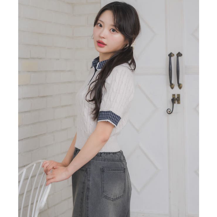 チェックSHドッキングNTPO | RETRO GIRL | 詳細画像9 