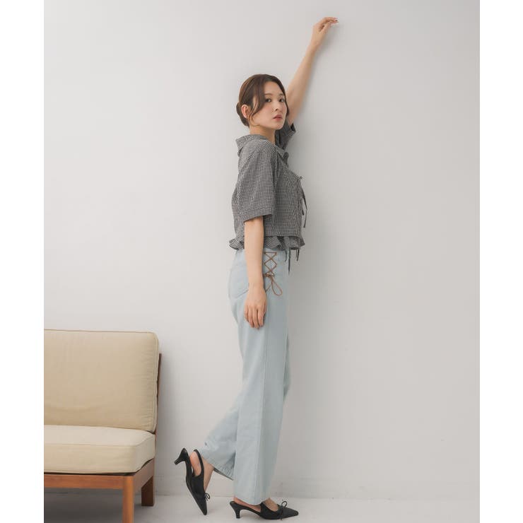 【セットアイテム】シャツ＆リボンビスチェSET | RETRO GIRL | 詳細画像11 