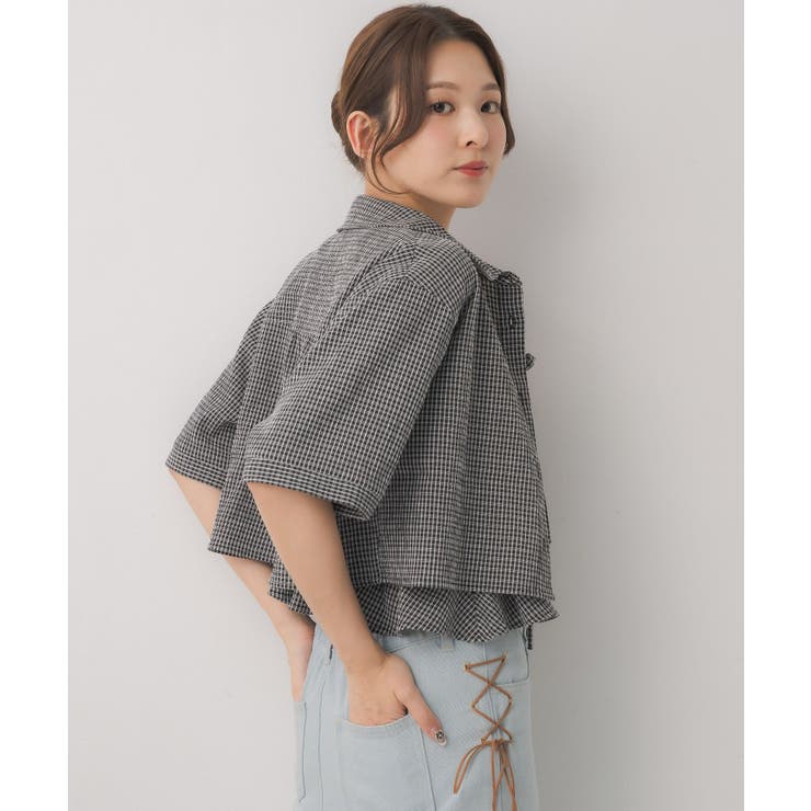 【セットアイテム】シャツ＆リボンビスチェSET | RETRO GIRL | 詳細画像15 