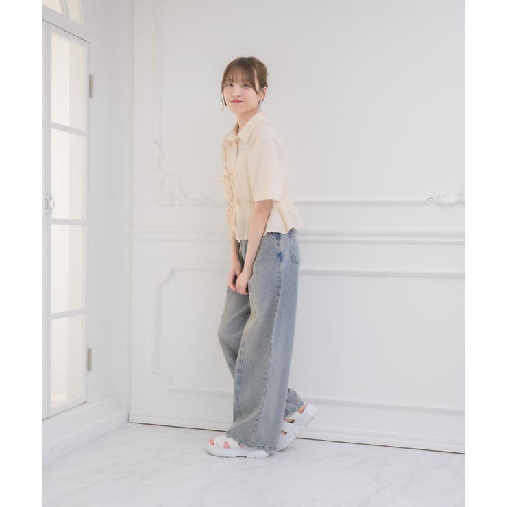 【セットアイテム】シャツ＆リボンビスチェSET | RETRO GIRL | 詳細画像24 