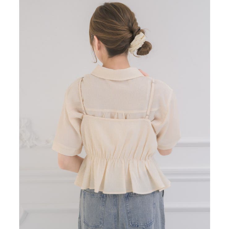 【セットアイテム】シャツ＆リボンビスチェSET | RETRO GIRL | 詳細画像27 