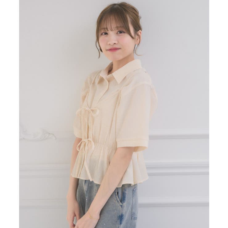 【セットアイテム】シャツ＆リボンビスチェSET | RETRO GIRL | 詳細画像28 