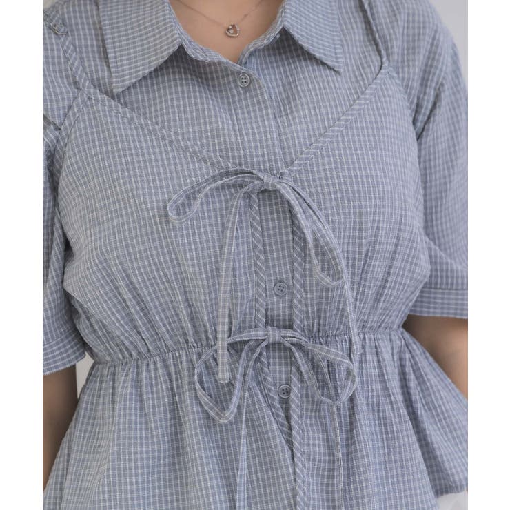 【セットアイテム】シャツ＆リボンビスチェSET | RETRO GIRL | 詳細画像33 