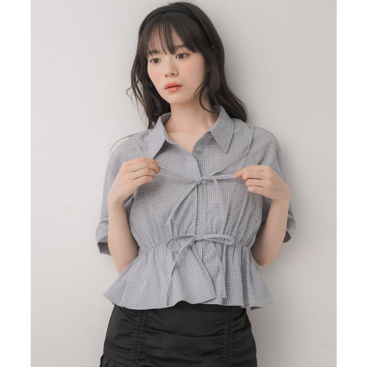 【セットアイテム】シャツ＆リボンビスチェSET | RETRO GIRL | 詳細画像6 