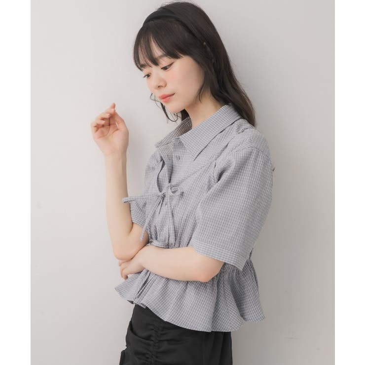 【セットアイテム】シャツ＆リボンビスチェSET | RETRO GIRL | 詳細画像9 