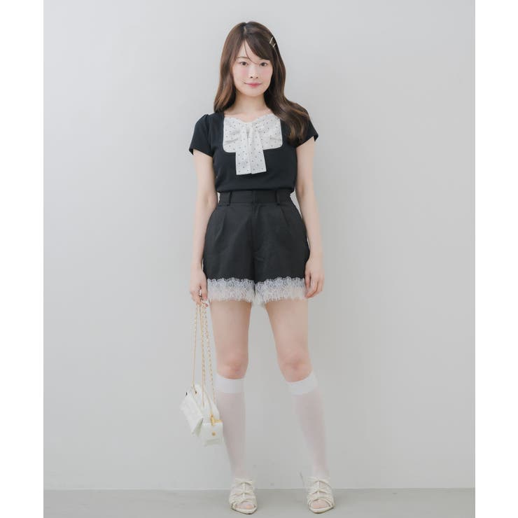 BIGリボン切替Tシャツ | RETRO GIRL | 詳細画像11 