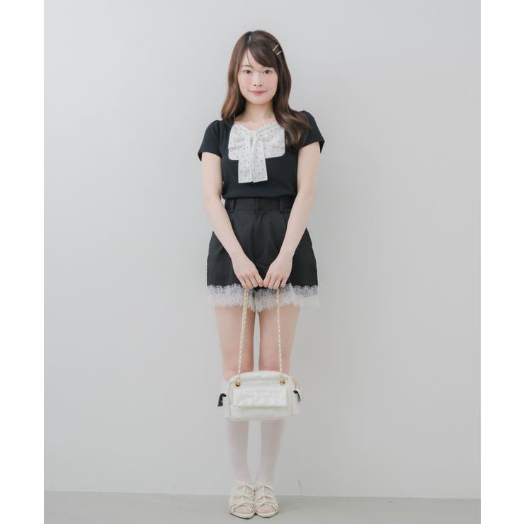 BIGリボン切替Tシャツ | RETRO GIRL | 詳細画像12 