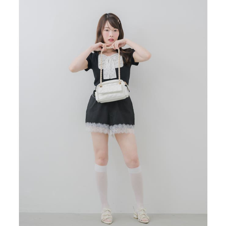 BIGリボン切替Tシャツ | RETRO GIRL | 詳細画像13 