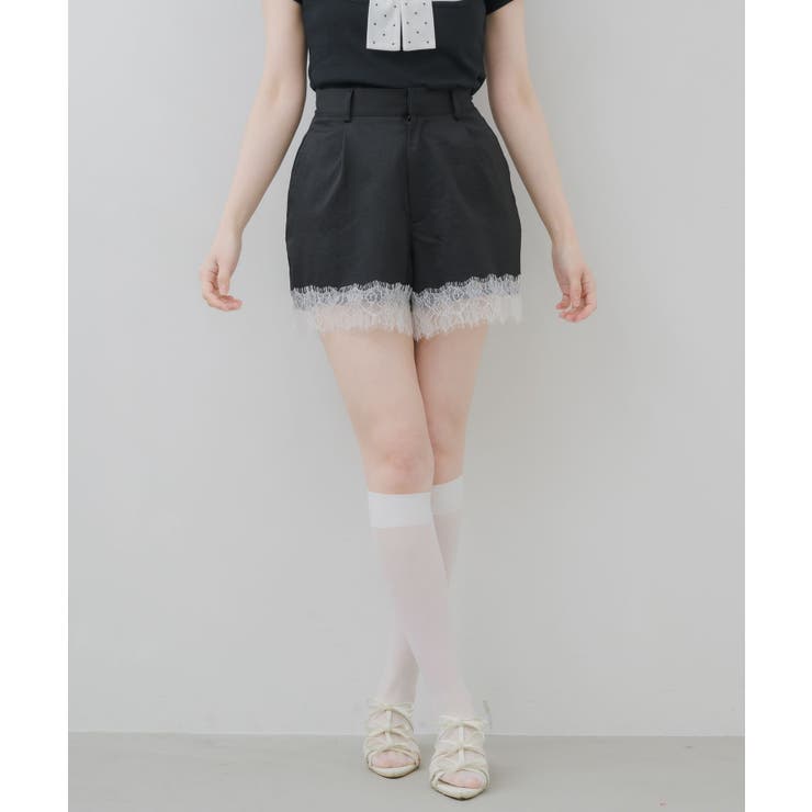 【セットアップ対応】ひげレース付きショートパンツ | RETRO GIRL | 詳細画像15 