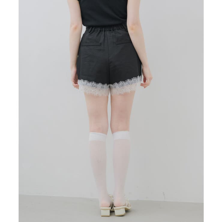 【セットアップ対応】ひげレース付きショートパンツ | RETRO GIRL | 詳細画像17 