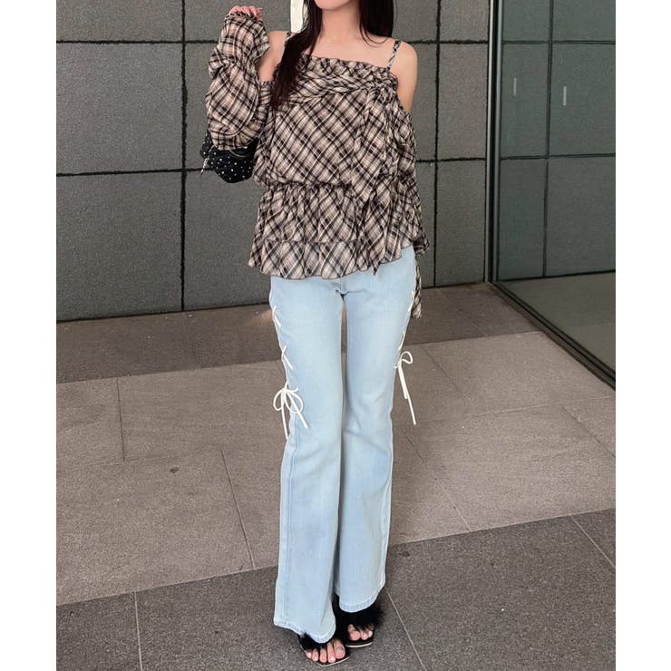 2WAYシフォンブラウス | RETRO GIRL | 詳細画像13 