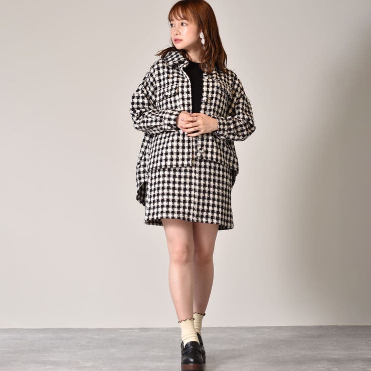 ◇Emsexcite◇ ツイードBIG JK[品番：RTGW0002271]｜RETRO GIRL