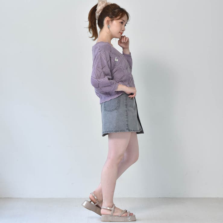 ◎Emsexcite◎ 花柄刺繍カーデ[品番：RTGW0004589]｜RETRO GIRL