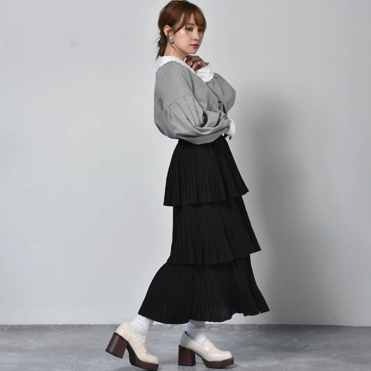 ◎Emsexcite◎ 3段フリルSK[品番：RTGW0004621]｜RETRO GIRL