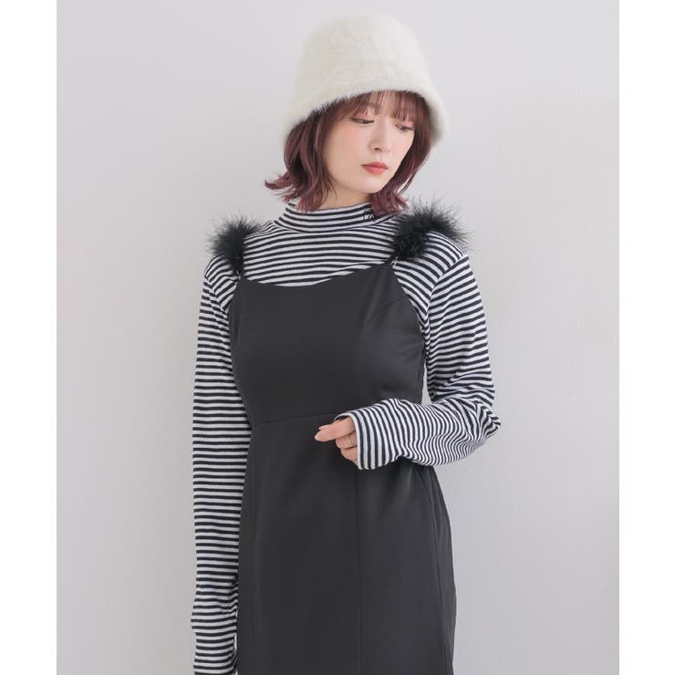 BLK1 | マラボーキャミOP Emsexcite キャミワンピース | RETRO GIRL