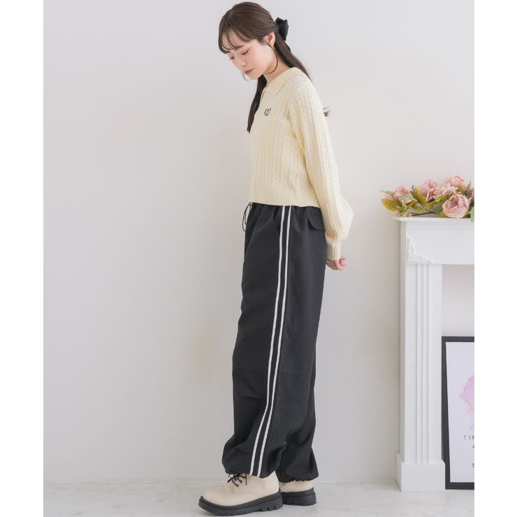 サイドラインカーゴPT Emsexcite ドロストパンツ | RETRO GIRL | 詳細画像11 