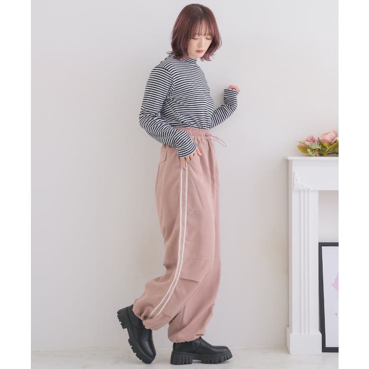 サイドラインカーゴPT Emsexcite ドロストパンツ | RETRO GIRL | 詳細画像25 