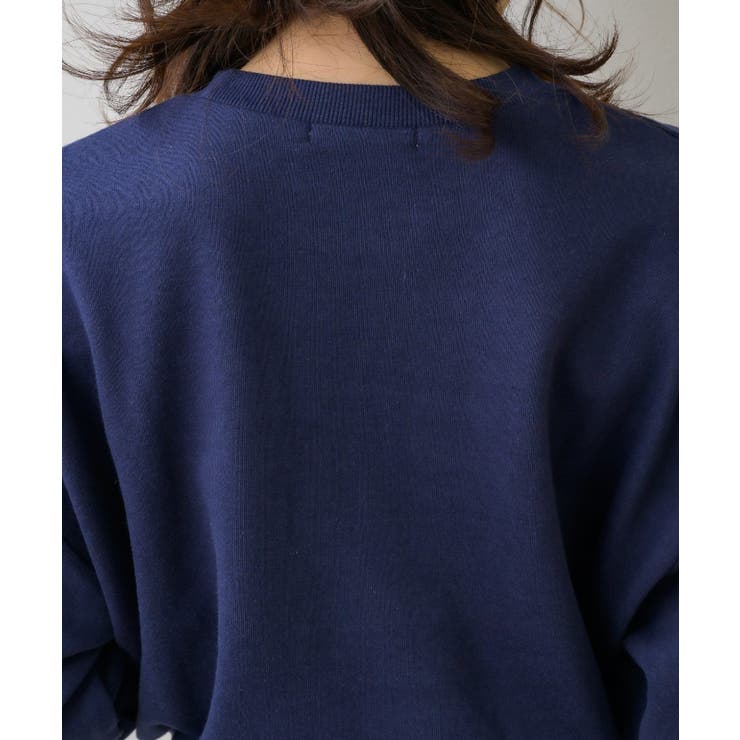 ショート刺繍トレーナー 【Emsexcite】トレーナー スウェット | RETRO GIRL | 詳細画像28 